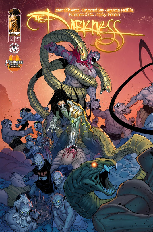 The Darkness #8 Cover C Pat Boutin Witchblade Team-Up Connecting Variant