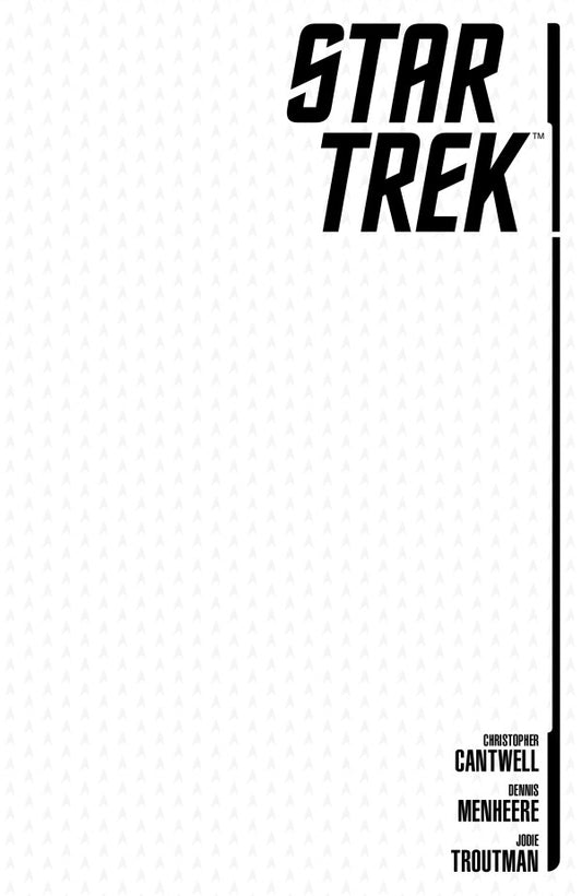 Star Trek #1 Cover E Blank Variant