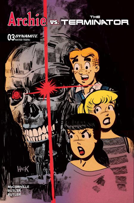 Archie vs. the Terminator #3 Cover C Robert Hack Variant