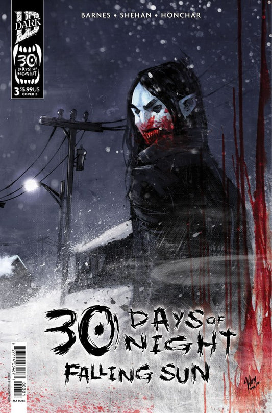 30 Days of Night: Falling Sun #3 Cover B Damien Worm Variant