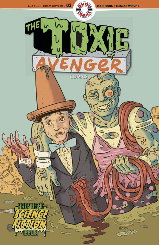 Toxic Avenger Comics #3 Cover B Matt Bors Variant