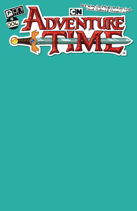 Adventure Time #6 Cover C BMO Teal Blank Variant