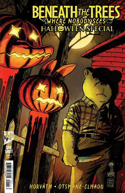 Beneath the Trees Where Nobody Sees: Halloween Special #1 Cover E Francesco Francavilla IDW Goes Dark Variant