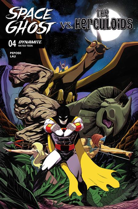 Space Ghost vs. the Herculoids #4 Cover B Drew Moss Variant