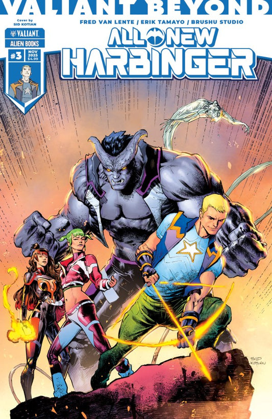 Valiant Beyond: All-New Harbinger #3 Cover B Sid Kotian Variant