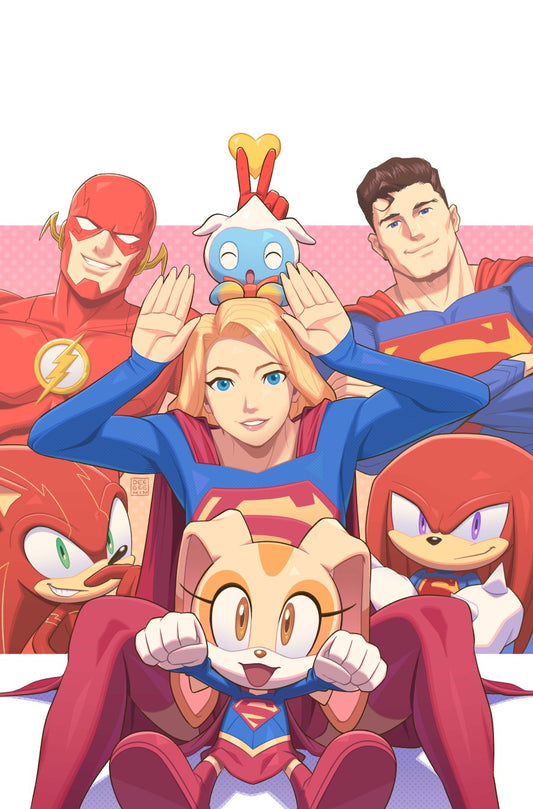 DC x Sonic the Hedgehog: Metal Legion #4 Cover B Min Ho Kim Variant
