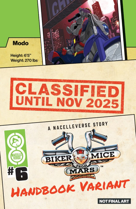 Biker Mice from Mars #6 Cover B Patrick Spaziante Handbook Variant