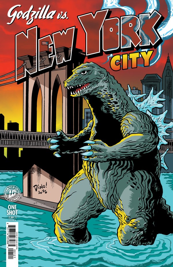 Godzilla vs. America: New York City #1 Cover B Dean Haspiel Variant