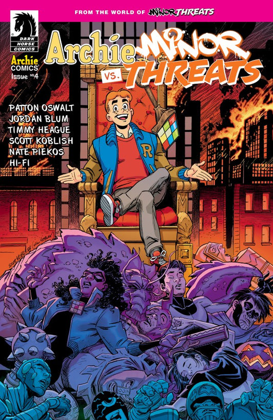 Archie vs. Minor Threats #4 Cover B Scott Koblish Variant