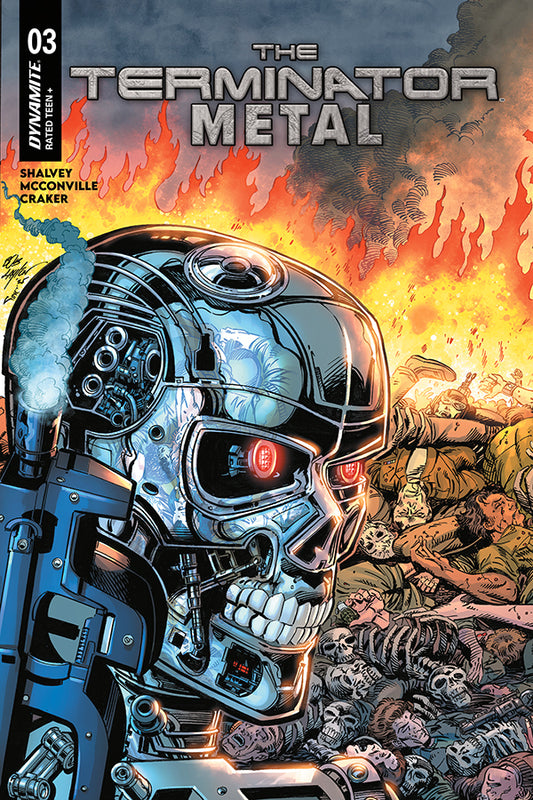 The Terminator: Metal #3 Cover B Bob Layton Variant