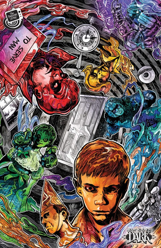 The Twilight Zone #11 Cover C Vincenzo Riccardi IDW Goes Dark Variant