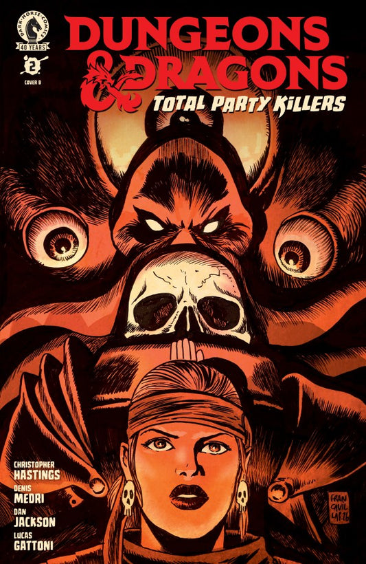 Dungeons & Dragons: Total Party Killers #2 Cover B Francesco Francavilla Variant