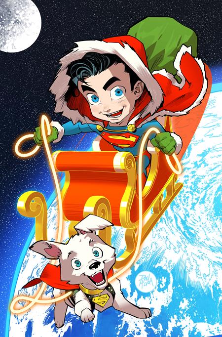 Superman #45 Cover F Dan Mora Holiday Variant