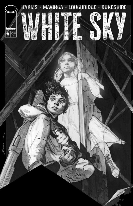 White Sky #6 Cover D Eliza Ivanova Black & White Variant