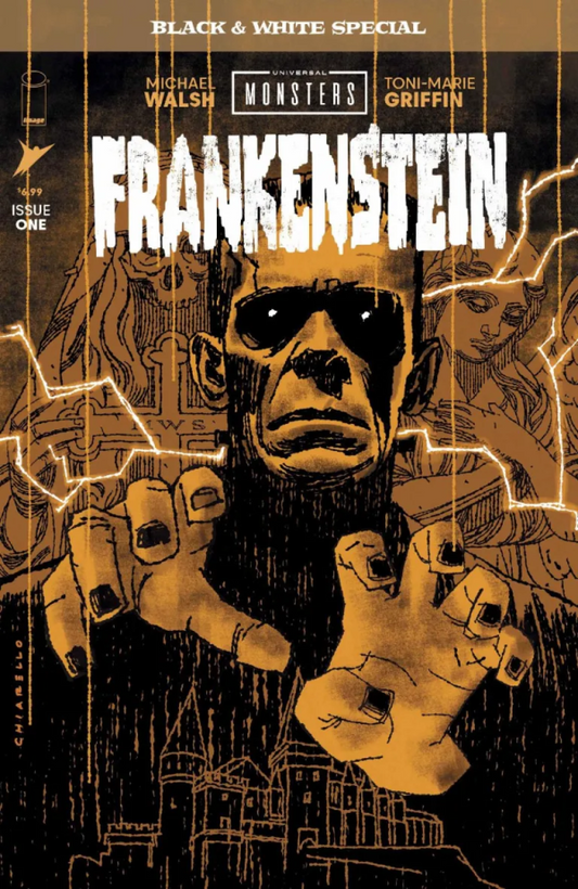 Universal Monsters: Frankenstein Black & White Special #1 Cover B Mark Chiarello Variant