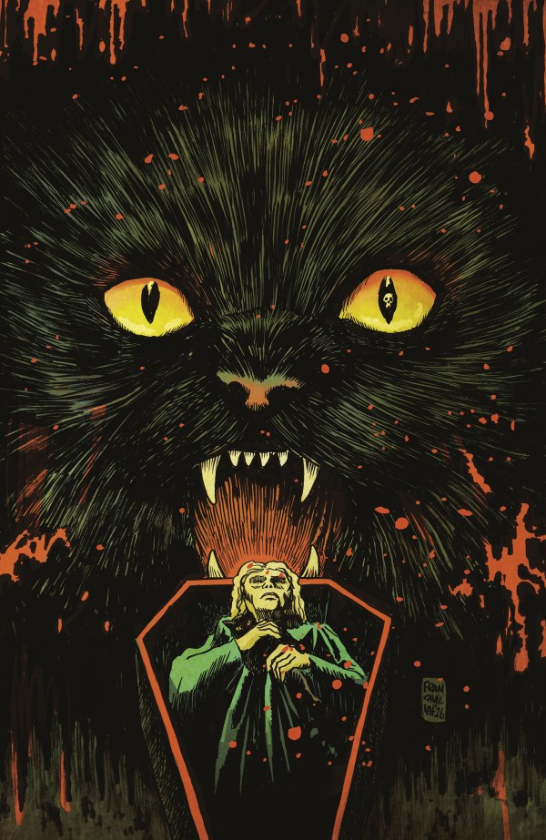 Stuff of Nightmares: The Cat in the Coffin #1 Cover D Francesco Francavilla Glow-in-the-Dark Virgin Variant