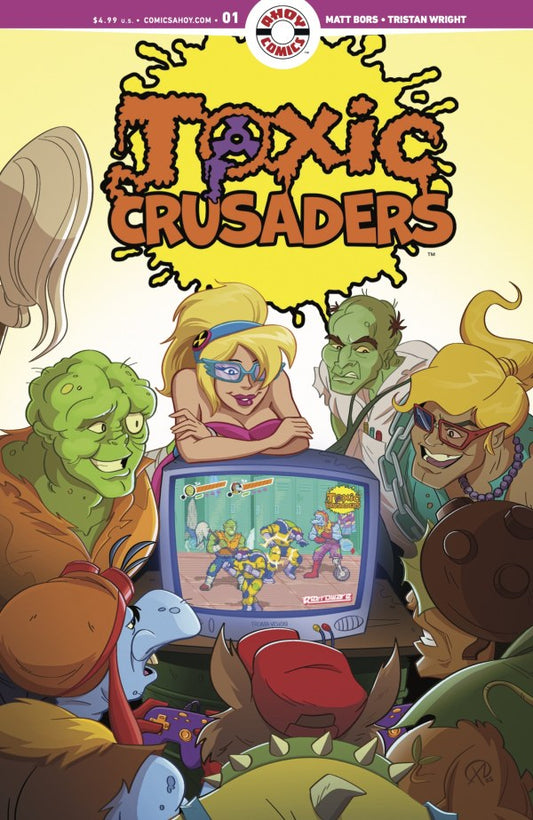 Toxic Crusaders #1 Cover C Xander Arnot Retroware Game Art Variant