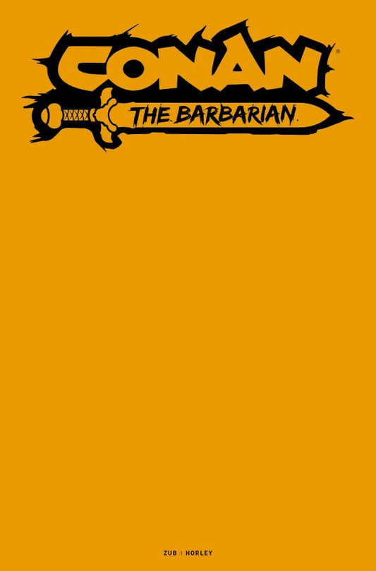 Conan the Barbarian #25 Cover H Blank Variant