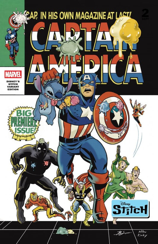 Captain America #3 Benjamin Su Disney Stitch Variant