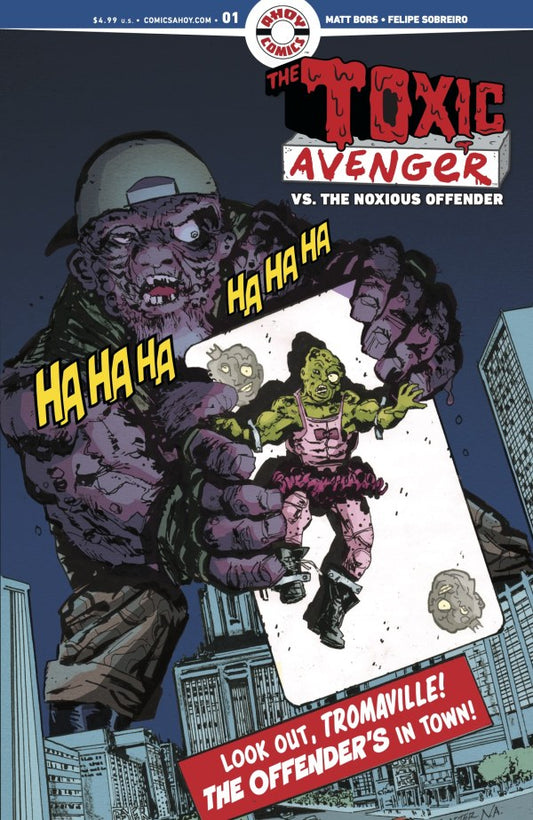 The Toxic Avenger vs. the Noxious Offender #1 Cover B Greg Scott Variant