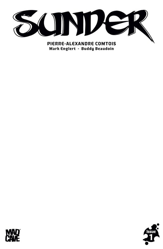 Sunder #1 Cover E Blank Variant