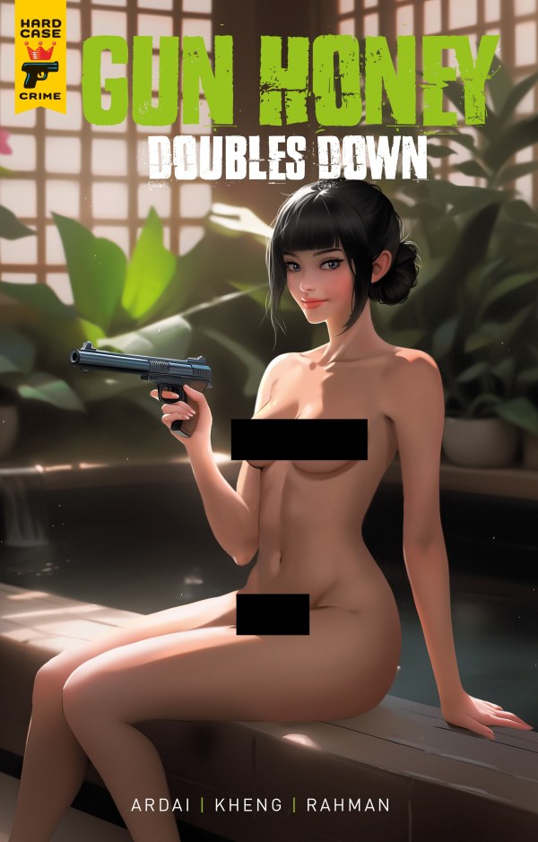 Gun Honey: Doubles Down #4 Cover E Rare Tempter Nude/Clothed Wraparound Variant