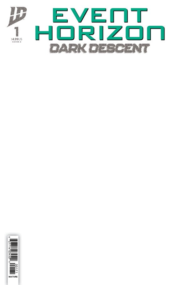 Event Horizon: Dark Descent #1 Cover D Blank Variant