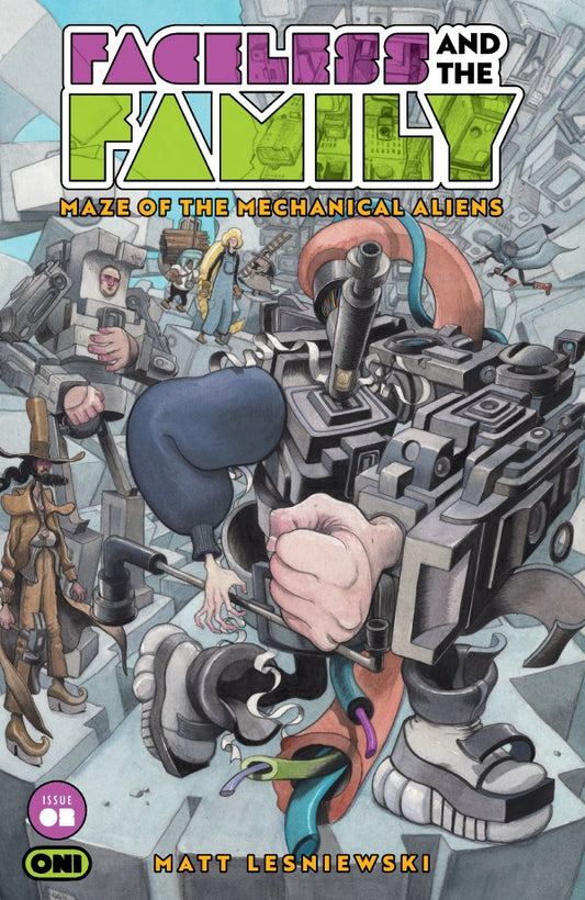 Faceless and the Family: Maze of the Mechanical Aliens #2 Cover B Farel Dalrymple Variant