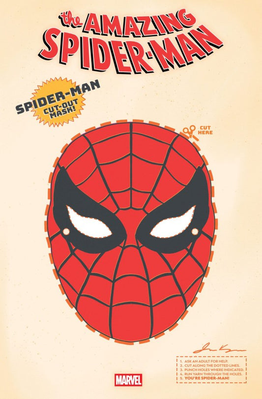 The Amazing Spider-Man #11 James Kerigan Retro Halloween Mask Variant