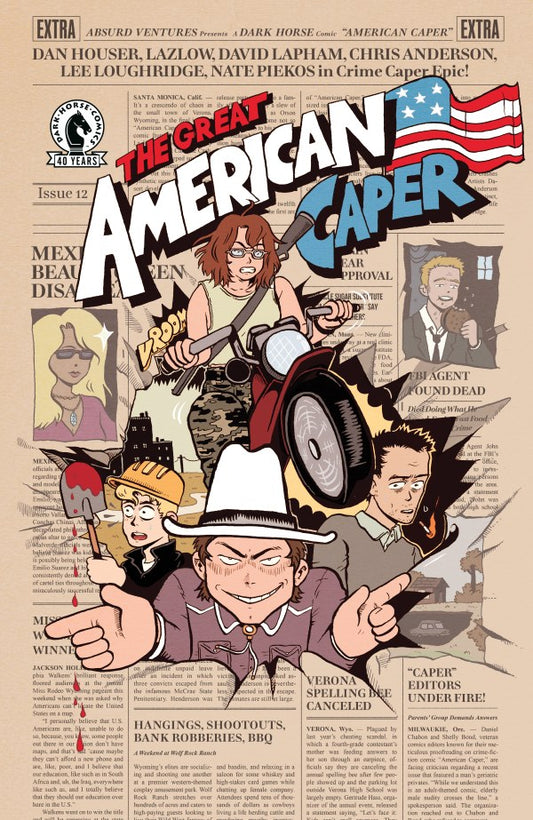 American Caper #12 Cover C Caroline Cash Variant