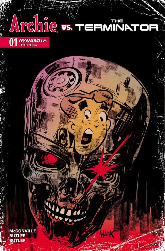 Archie vs. the Terminator #1 Cover C Robert Hack Variant