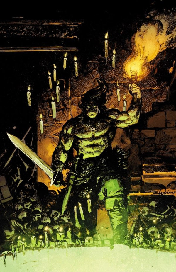 Conan the Barbarian: Tides of the Tyrant King #1 Cover J Gerardo Zaffino Virgin Variant
