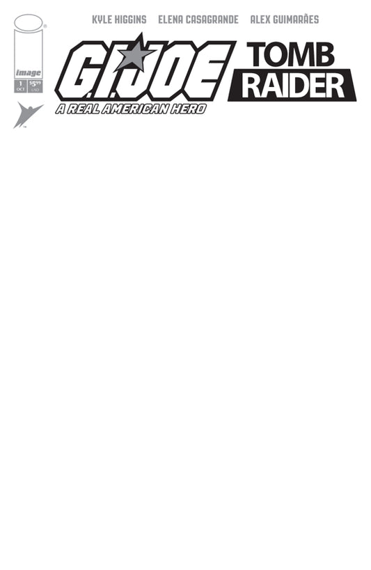 G.I. Joe: A Real American Hero / Tomb Raider #1 Cover G Blank Variant