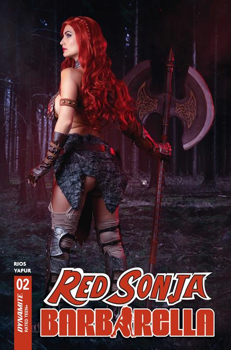 Red Sonja / Barbarella #2 Cover D Cosplay Red Sonja Variant