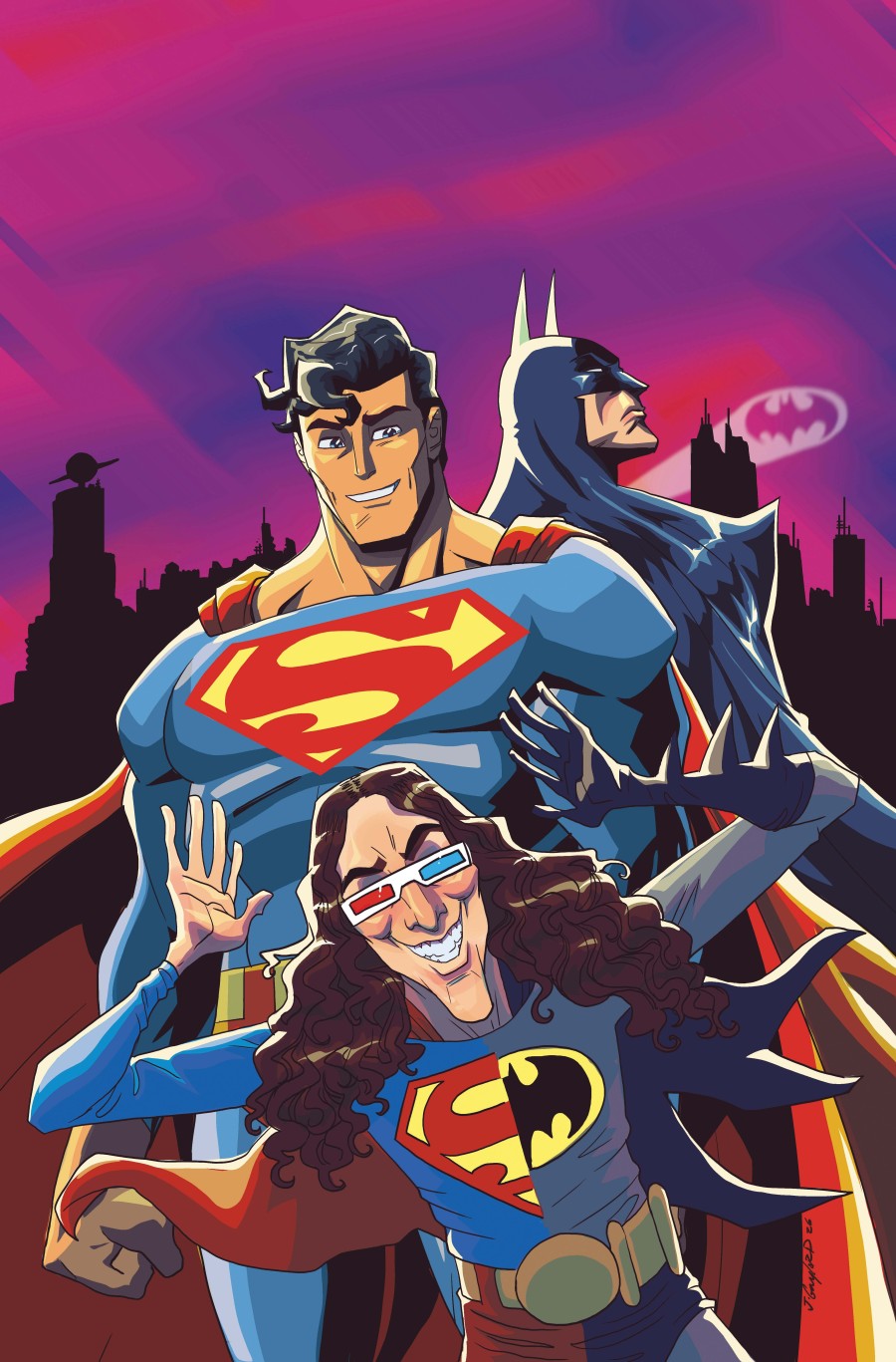 Batman / Superman / Weird Al: World's Weirdest #1 Cover D Jerry Gaylord Variant