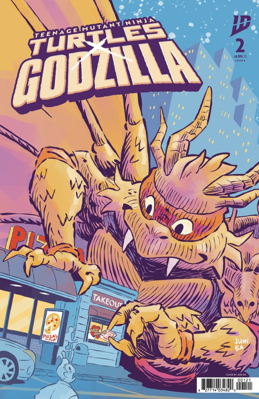 Teenage Mutant Ninja Turtles x Godzilla #2 Cover B Juni Ba Variant
