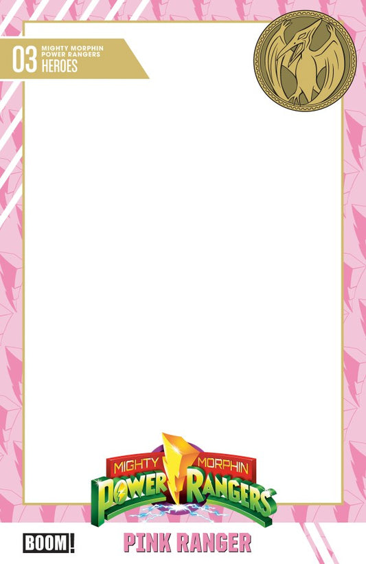Mighty Morphin Power Rangers #3 Cover D Trading Card Blank Variant