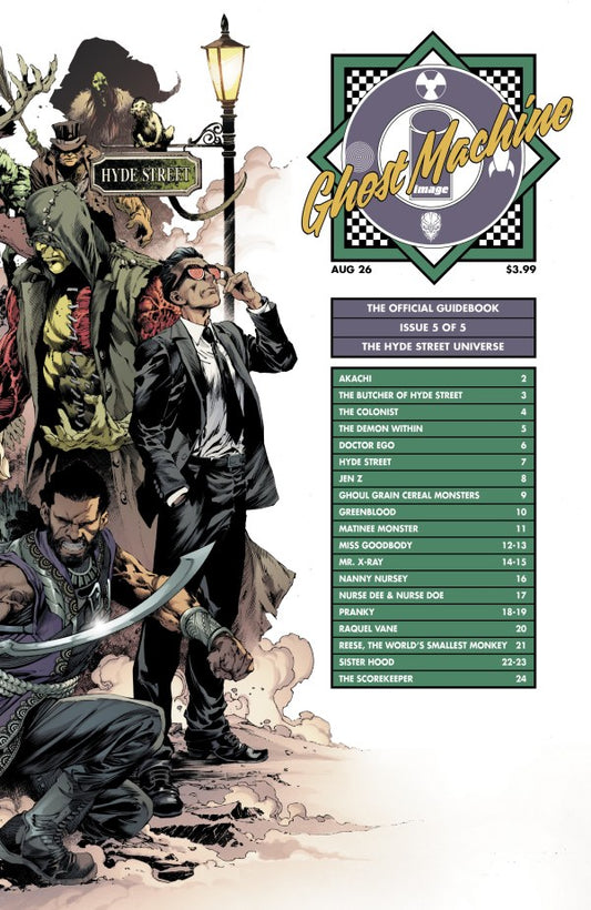 Ghost Machine: The Official Guidebook #5 Cover C Ivan Reis Variant