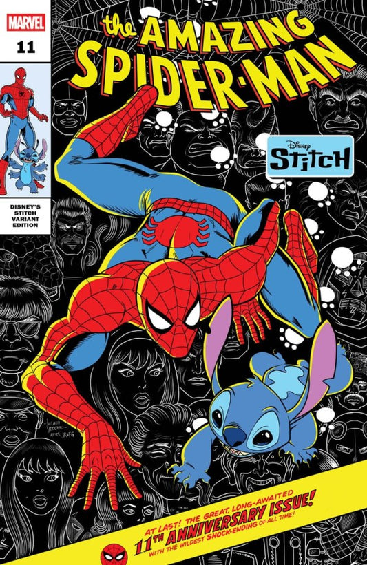 The Amazing Spider-Man #11 Luciano Vecchio Disney Stitch Variant