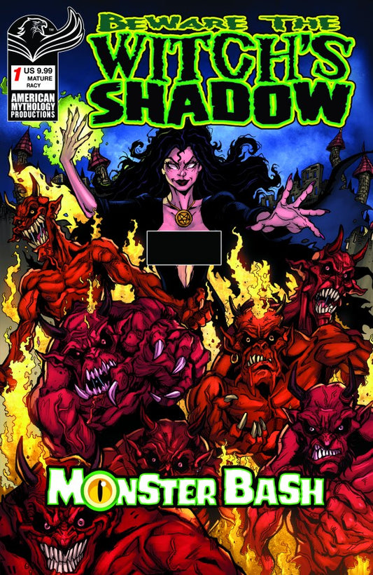 Beware the Witch's Shadow: Monster Bash #1 Cover C Puis Calzada Racy Variant