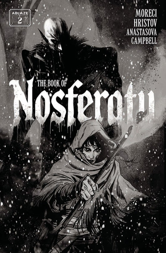 The Book of Nosferatu #2 Cover B Todor Hristov Black & White Variant