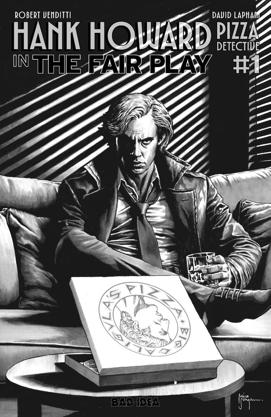 Hank Howard, Pizza Detective: The Fair Play #1 Cover B Mico Suayan Noir Bw Variant