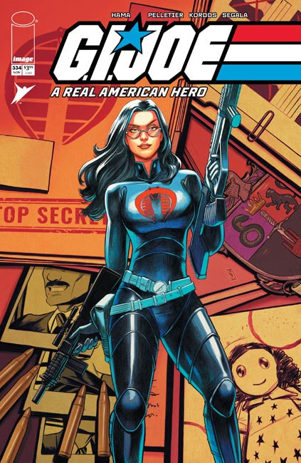 G.I. Joe: A Real American Hero #334 Cover C Nimit Malavia Secret Dossier Variant