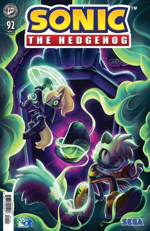 Sonic the Hedgehog #92 Cover B Alex Forrest Variant