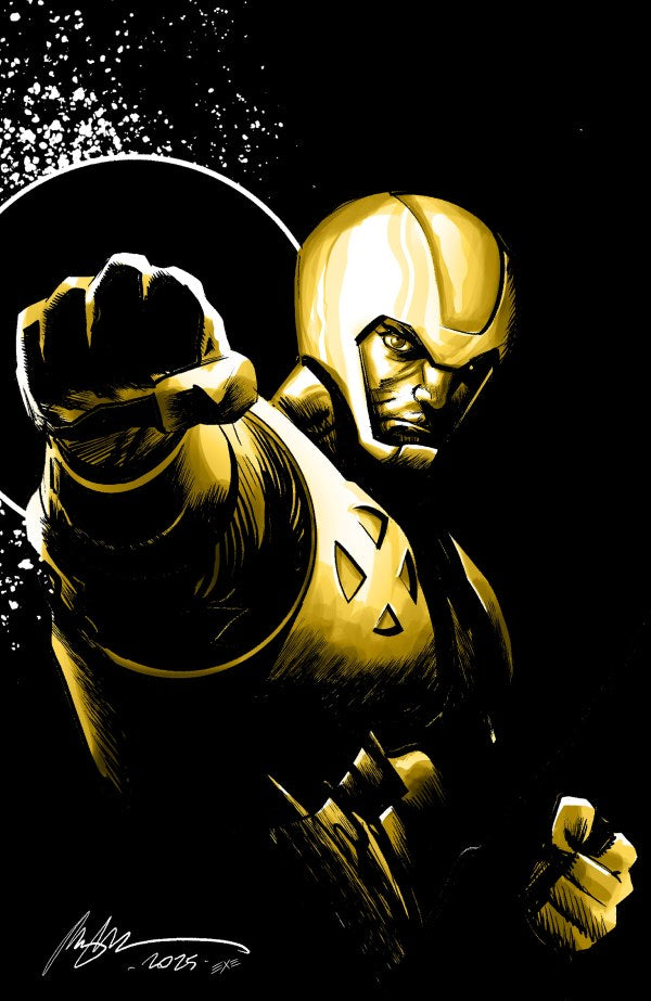 X-O Manowar: Black, White & Gold #2 Cover C Rafael Albuquerque Virgin Variant