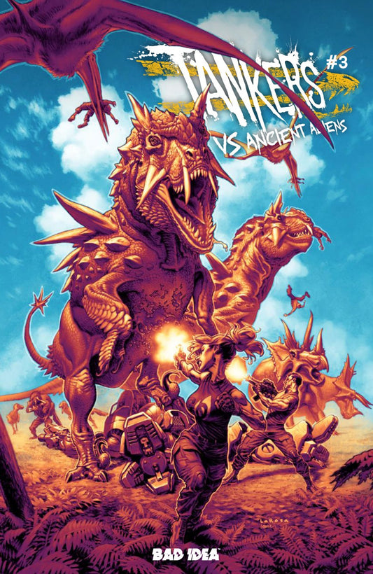 Tankers vs. Ancient Aliens # 3 Cover B Lewis LaRosa Variant