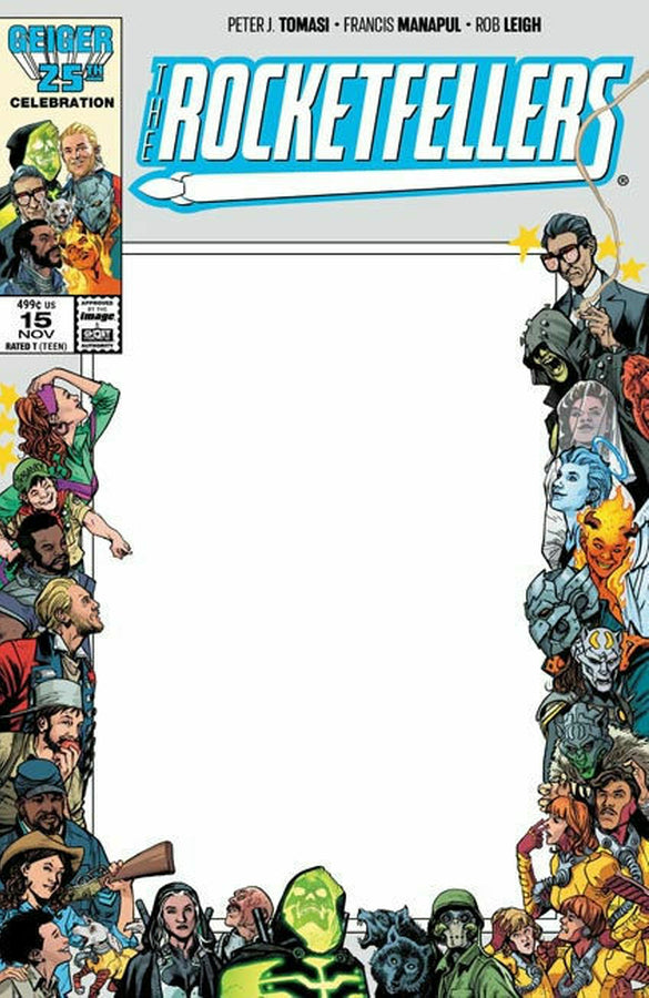 The Rocketfellers #15 Cover D Blank Variant