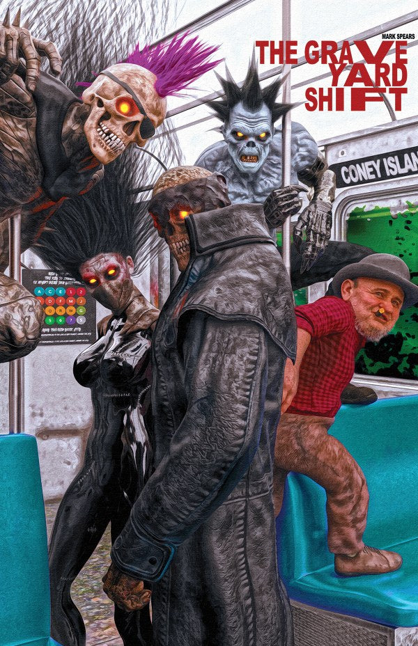 Graveyard Shift #2 Cover B Mark Spears New Shift On The Block Variant