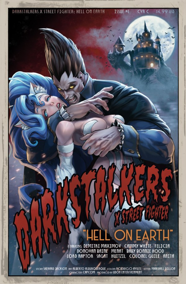 Darkstalkers X Street Fighter: Hell on Earth #1 Cover C Drax Gal Variant