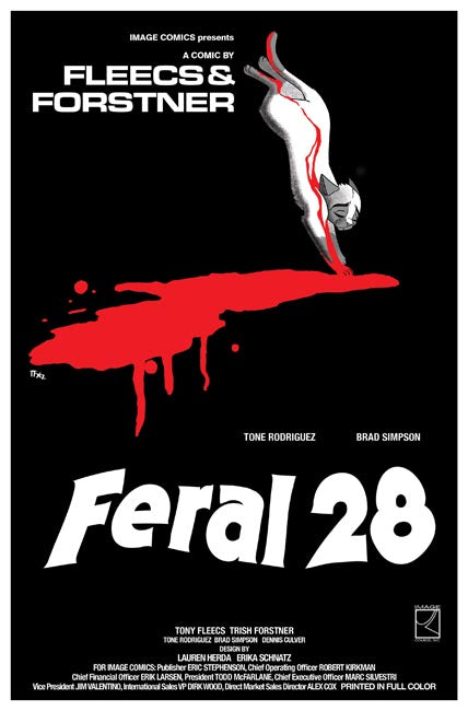 Feral #28 Cover B Tony Fleecs Suspiria Homage Variant